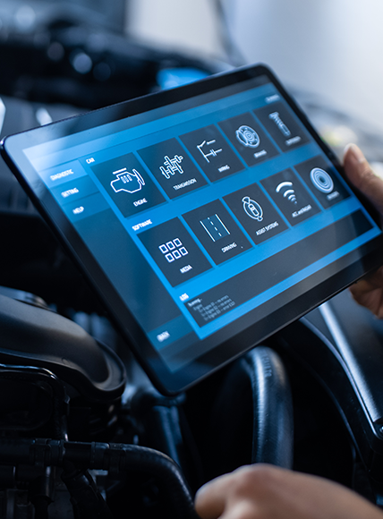 Technisches Equipment für Diagnosen