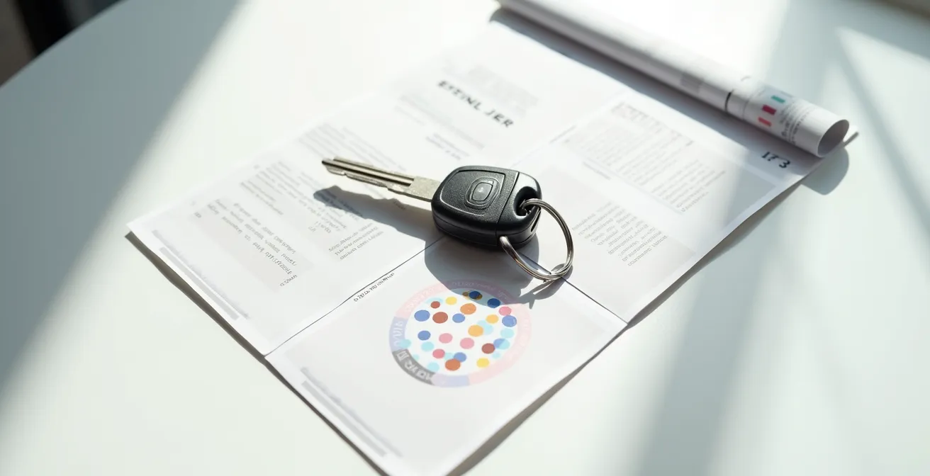 Kaufvertrag und TÜV-Plakette beim Autoverkauf