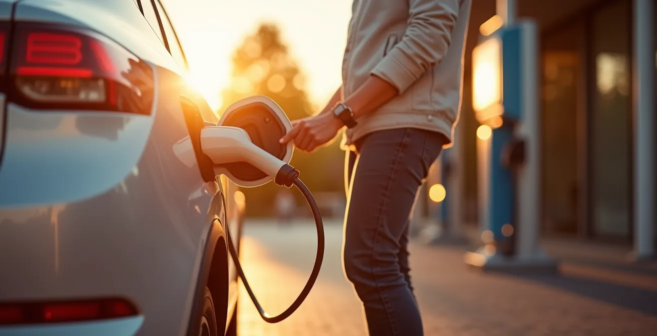 Realistische Darstellung eines E-Auto-Alltags während der Testwoche