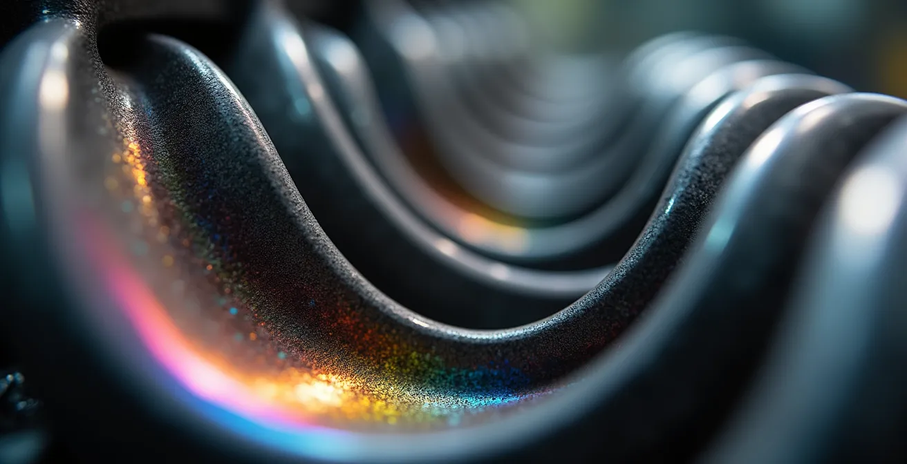 Detailaufnahme moderner Motorentechnologie im Vergleich